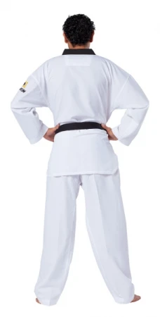 DOBOK KWON FIGHTLITE Z CZARNĄ PLISĄ WT RECOGNIZED