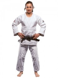 Przejdź do produktu JUDOGI DANRHO ULTIMATE SLIM IJF RED LABEL BIAŁE (G 750)