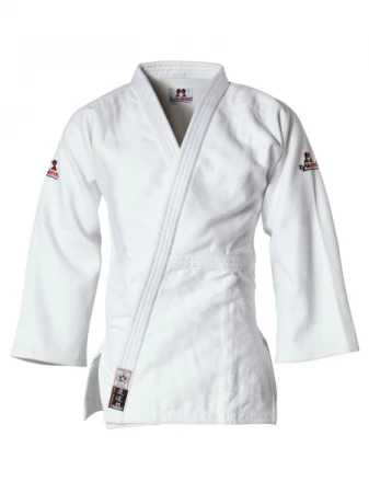 JUDOGI DANRHO ULTIMATE SLIM IJF RED LABEL BIAŁE (G 750)