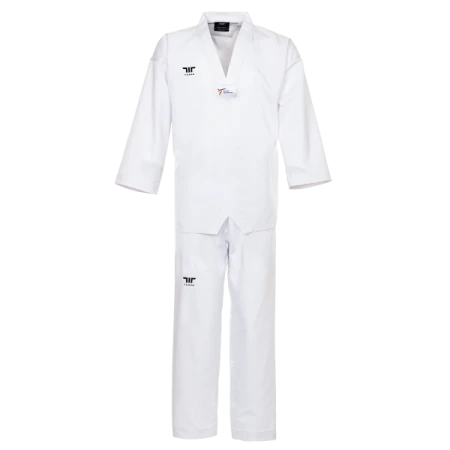 DOBOK TUSAH STARTER WT APPROVED WHITE V NECK- KPL Z PASEM
