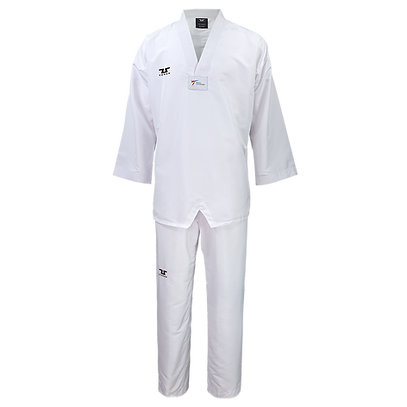 DOBOK TUSAH EASY- FIT LITE UNIFORM Z BIAŁĄ PLISĄ - WT APPROVED