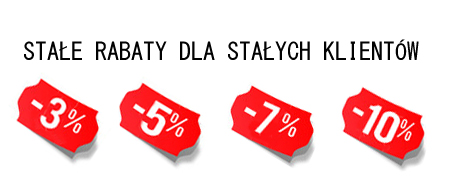 Stałe rabaty dla stałych Klientów