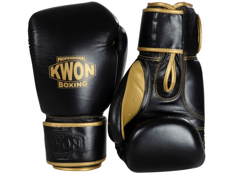 SKÓRZANE RĘKAWICE BOKSERSKIE KWON SPARRING DEFENSIVE