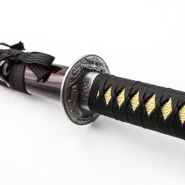 KATANA BORDOWA MAROON STAINLEES STEEL