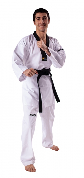 KWON VICTORY DOBOK Z CZARNĄ PLISĄ Z APROBATĄ WT