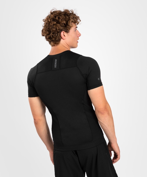 VENUM G-FIT RASHGUARD BLACK KRÓTKI RĘKAW