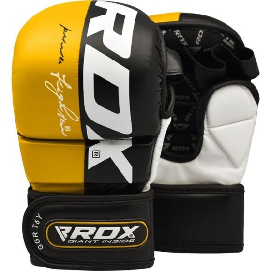RĘKAWICE SPARINGOWE RDX T6 YELLOW