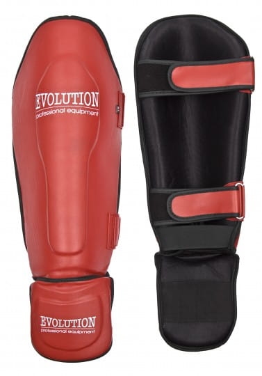 OCHRANIACZE NA GOLEŃ I STOPĘ MUAI THAI EVOLUTION PU CZERWONE