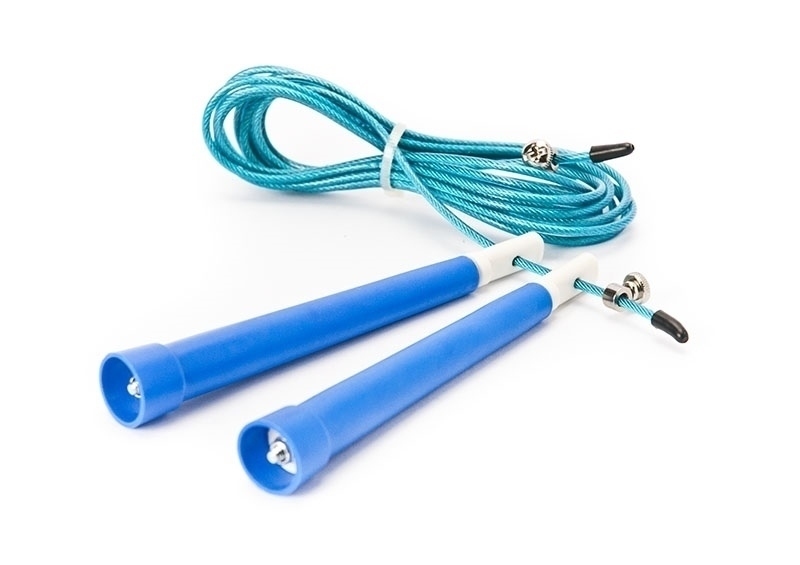 SKAKANKA SPEED ROPE PRO STALOWA POWLEKANA