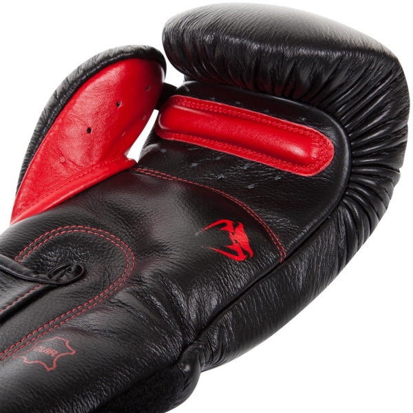 VENUM GIANT 3.0 BLACK/DEVIL SKÓRZANE RĘKAWICE BOKSERSKIE