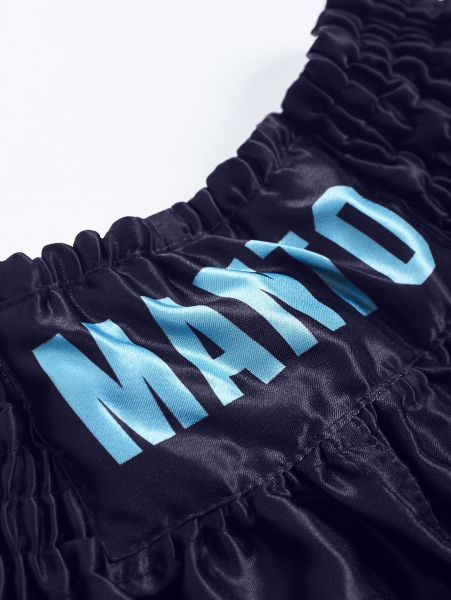 MANTO SPODENKI MUAY THAI DUAL GRANATOWE