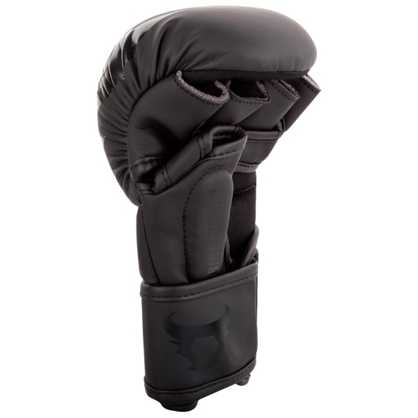 RĘKAWICE MMA RINGHORNS CHARGER SPARRING BLACK/BLACK