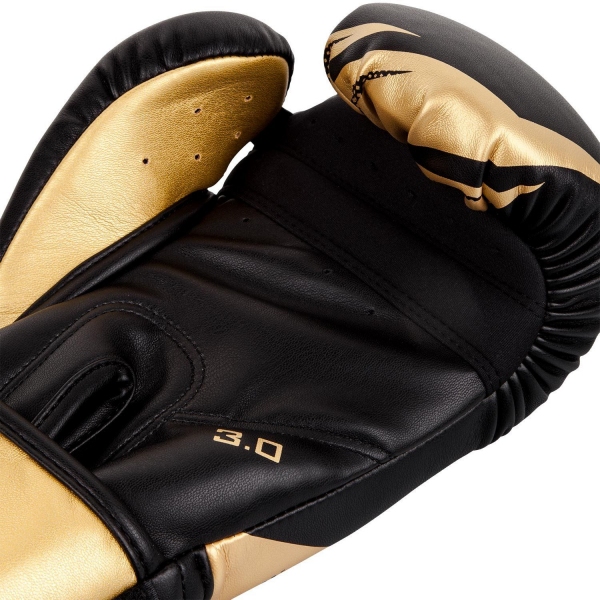 VENUM CHALLENGER 3.0 BLACK/GOLD RĘKAWICE BOKSERSKIE