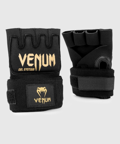 VENUM ŻELOWE WKŁADKI Z BANDAŻEM "KONTACT" BLACK/GOLD
