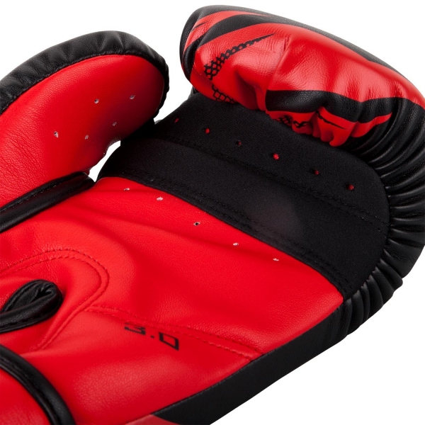 VENUM CHALLENGER 3.0 BLACK/RED RĘKAWICE BOKSERSKIE