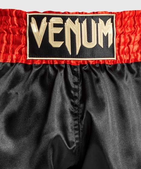 VENUM SPODENKI MUAY THAI CLASSIC RED/BLACK/GOLD