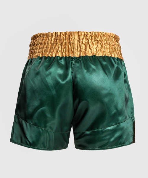 VENUM SPODENKI MUAY THAI CLASSIC GREEN/GOLD/WHITE