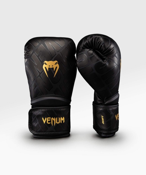 VENUM CONTENDER 1.5 XT 3D BLACK/GOLD RĘKAWICE BOKSERSKIE
