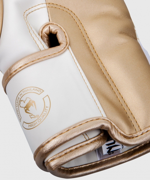 RĘKAWICE BOKSERSKIE VENUM ELITE WHITE/GOLD
