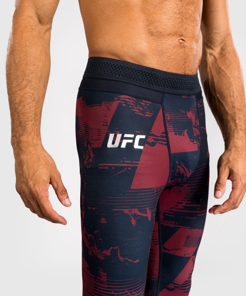 LEGGINSY TRENINGOWE VENUM UFC ZENITH BURGUNDY AUTHENTIC FIGHT WEEK